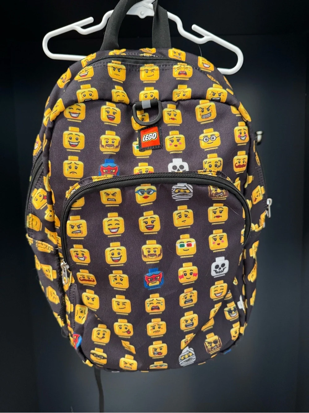 Lego minifigure Backpack and Lunchbox